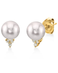 Akoya Pearl & Diamond Grace Earrings