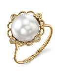 White South Sea Pearl Lea Ring