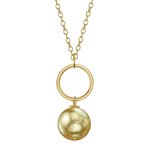 Golden Pearl Deena Pendant