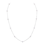 White Freshwater Pearl Tincup Molly Necklace