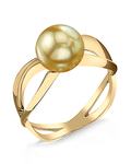 Golden South Sea Pearl Lana Ring