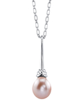 Pink Freshwater Drop Pearl Denise Pendant