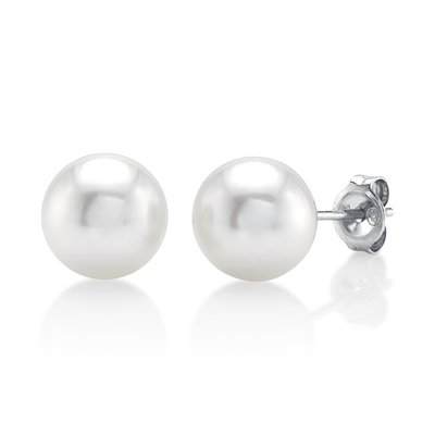 8mm South Sea Round Pearl Stud Earrings