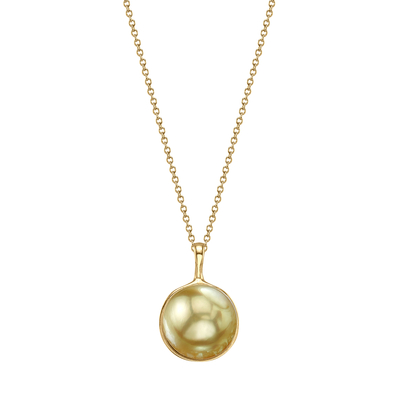 Golden South Sea Harriett Pendant