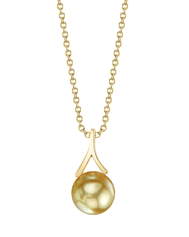 Golden Pearl Lindsey Pendant