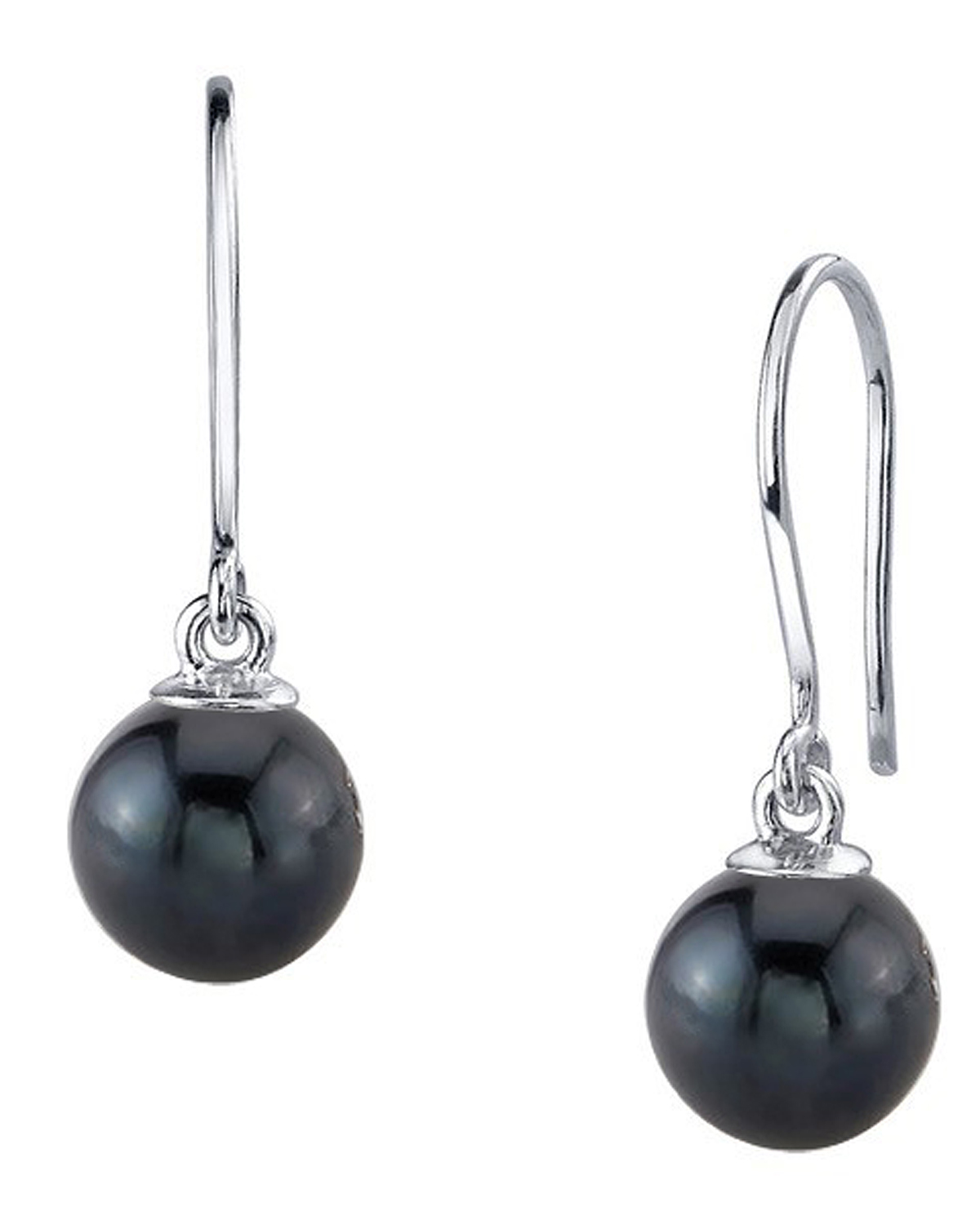 Black Akoya Pearl Linda Earrings