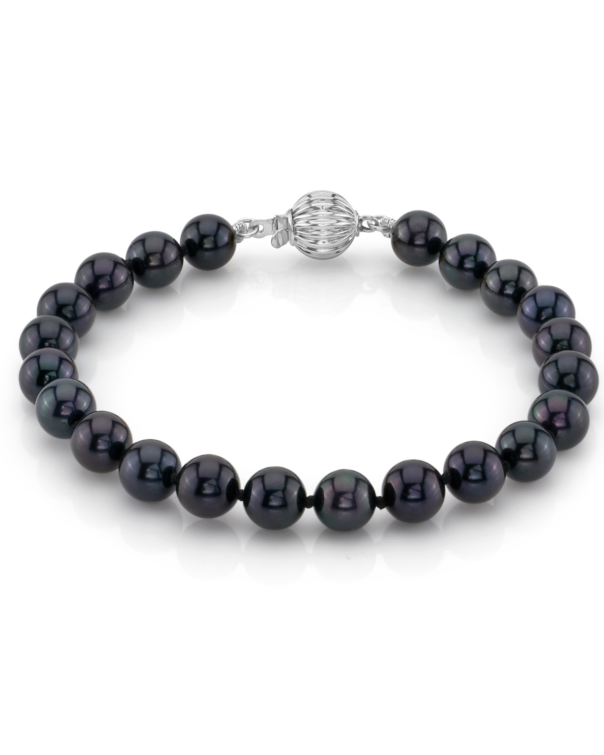 6.5-7.0mm Akoya Black Pearl Bracelet