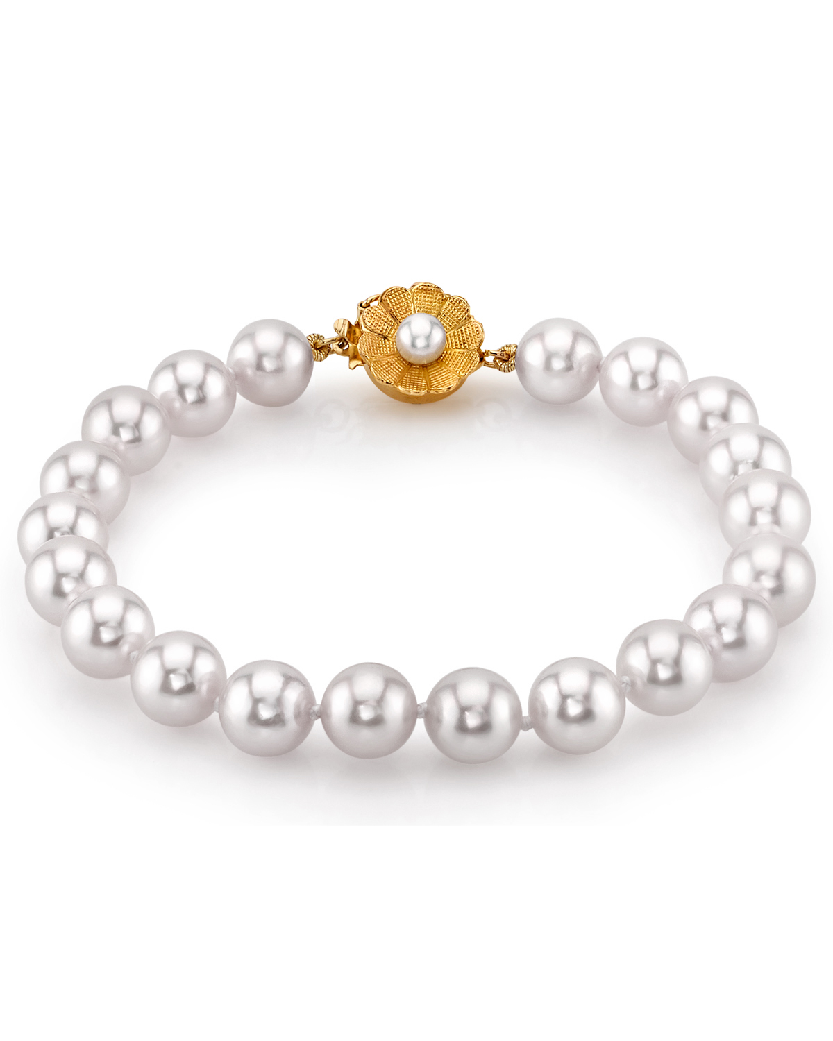 7.5-8.0mm Akoya White Pearl Bracelet