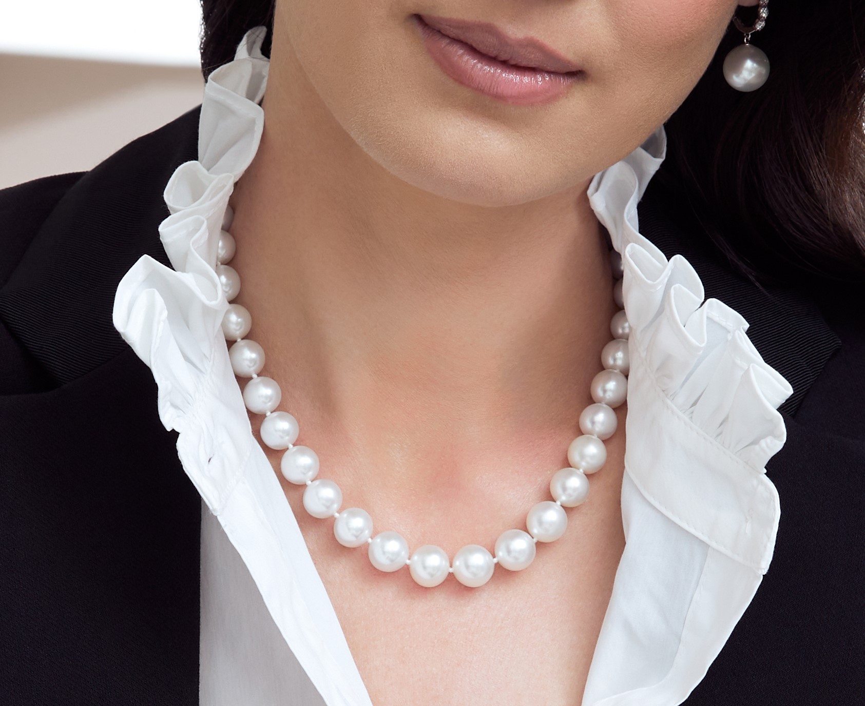 8-10mm White South Sea Pearl Necklace - AAA Quality