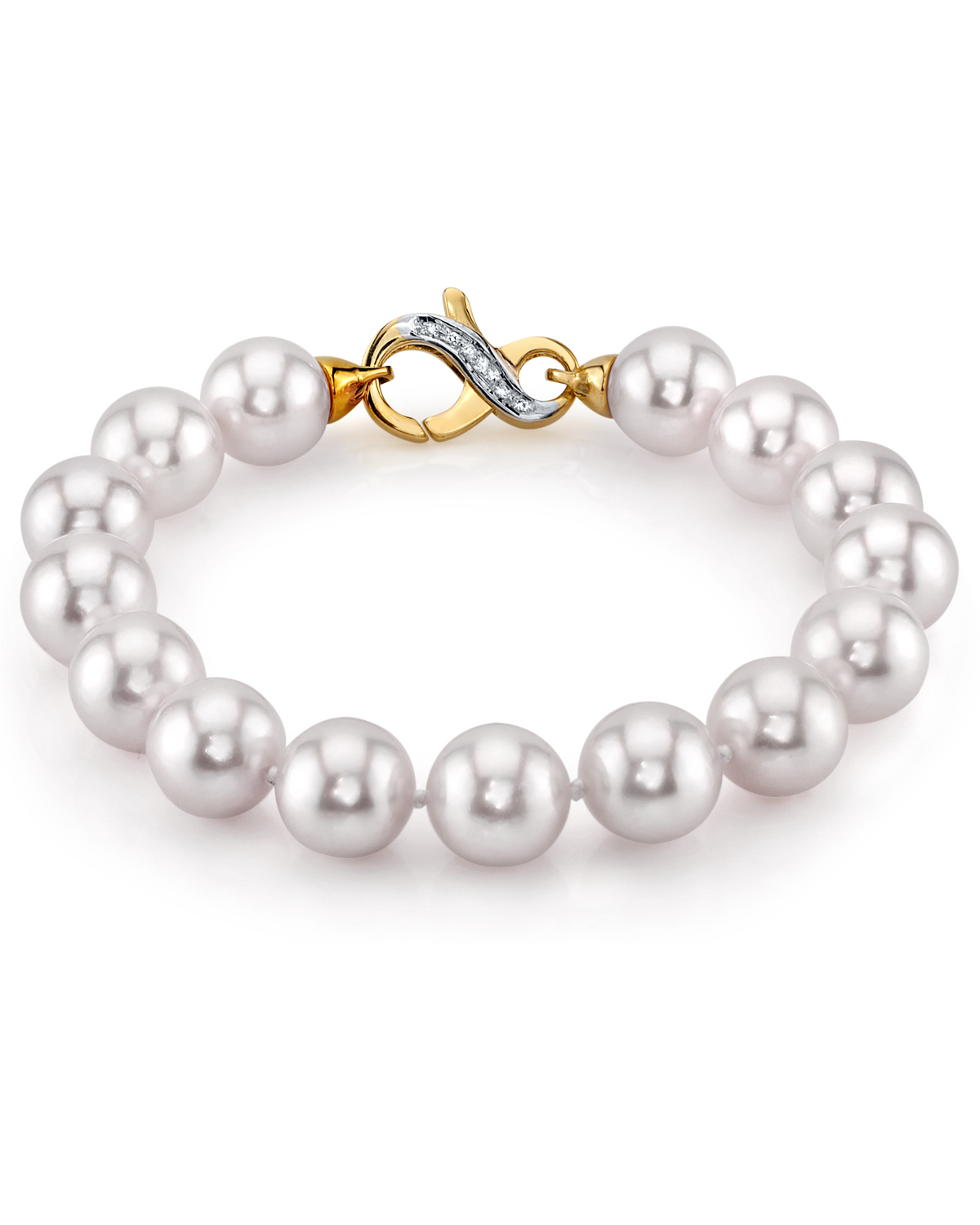 9.0-9.5mm Akoya White Pearl Bracelet