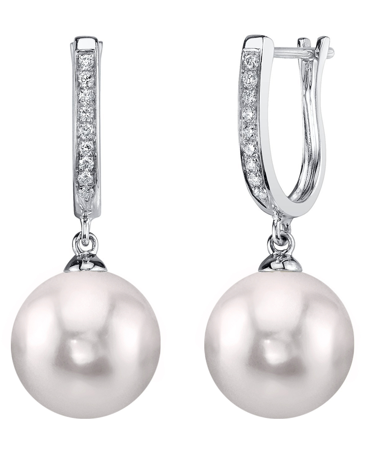 Akoya Certified Hanadama Pearl & Diamond Kim Earrings