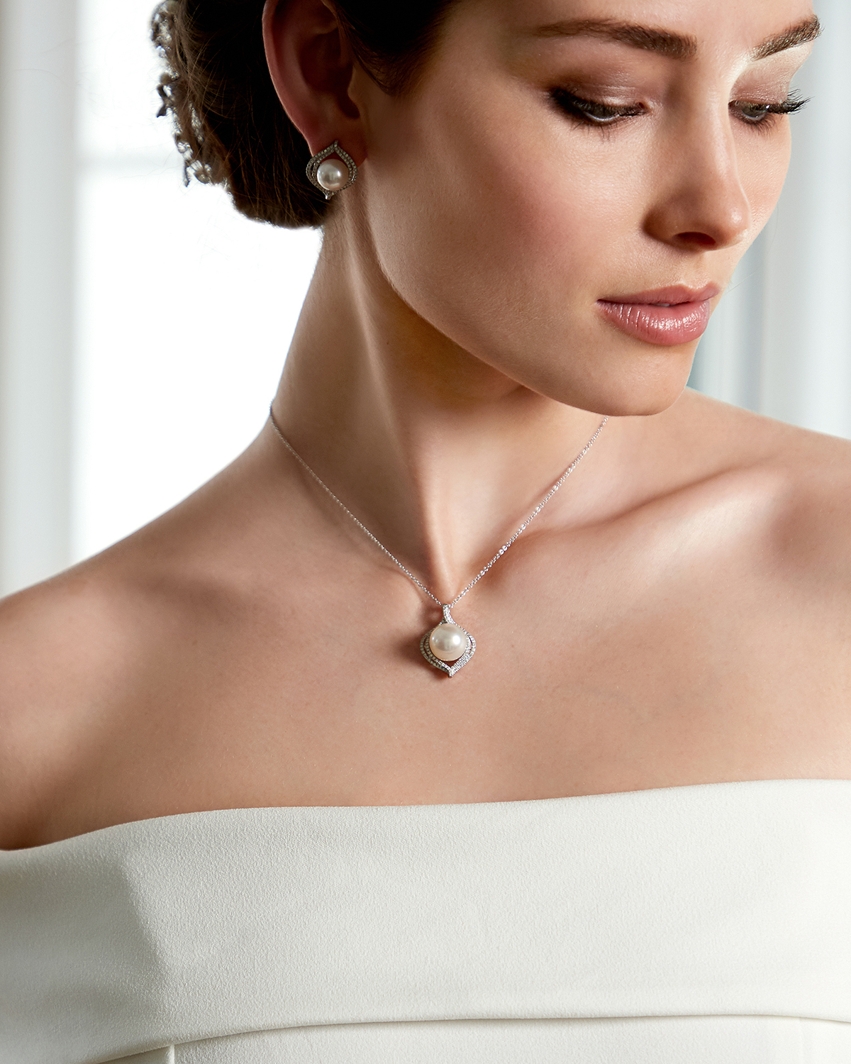 South Sea Pearl & Diamond Clara Pendant