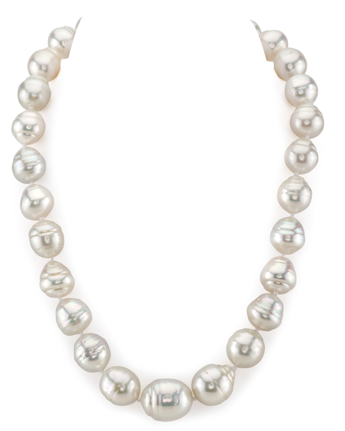 13-16mm White South Sea Baroque Pearl Necklace