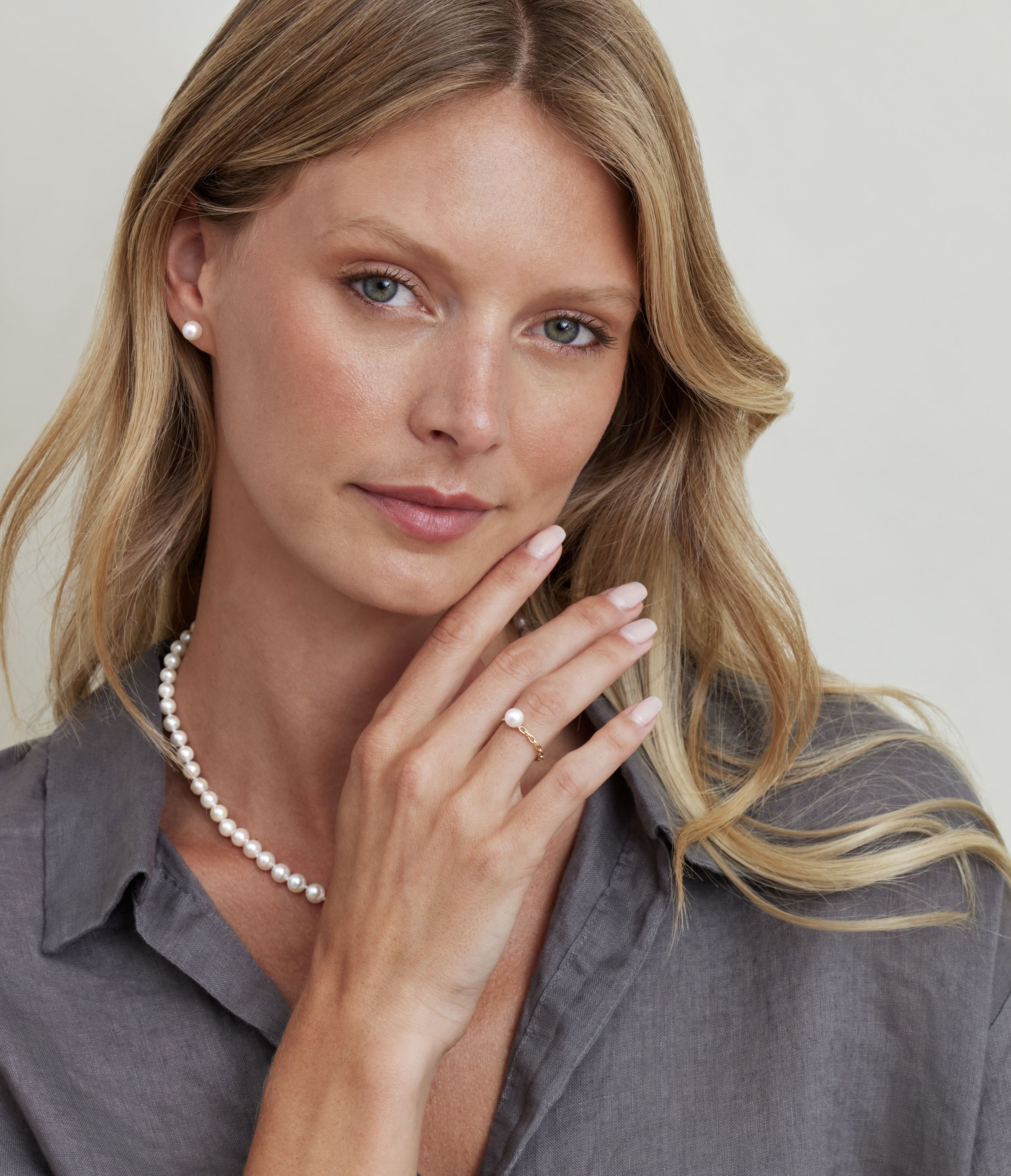 Akoya Pearl Daphne Ring