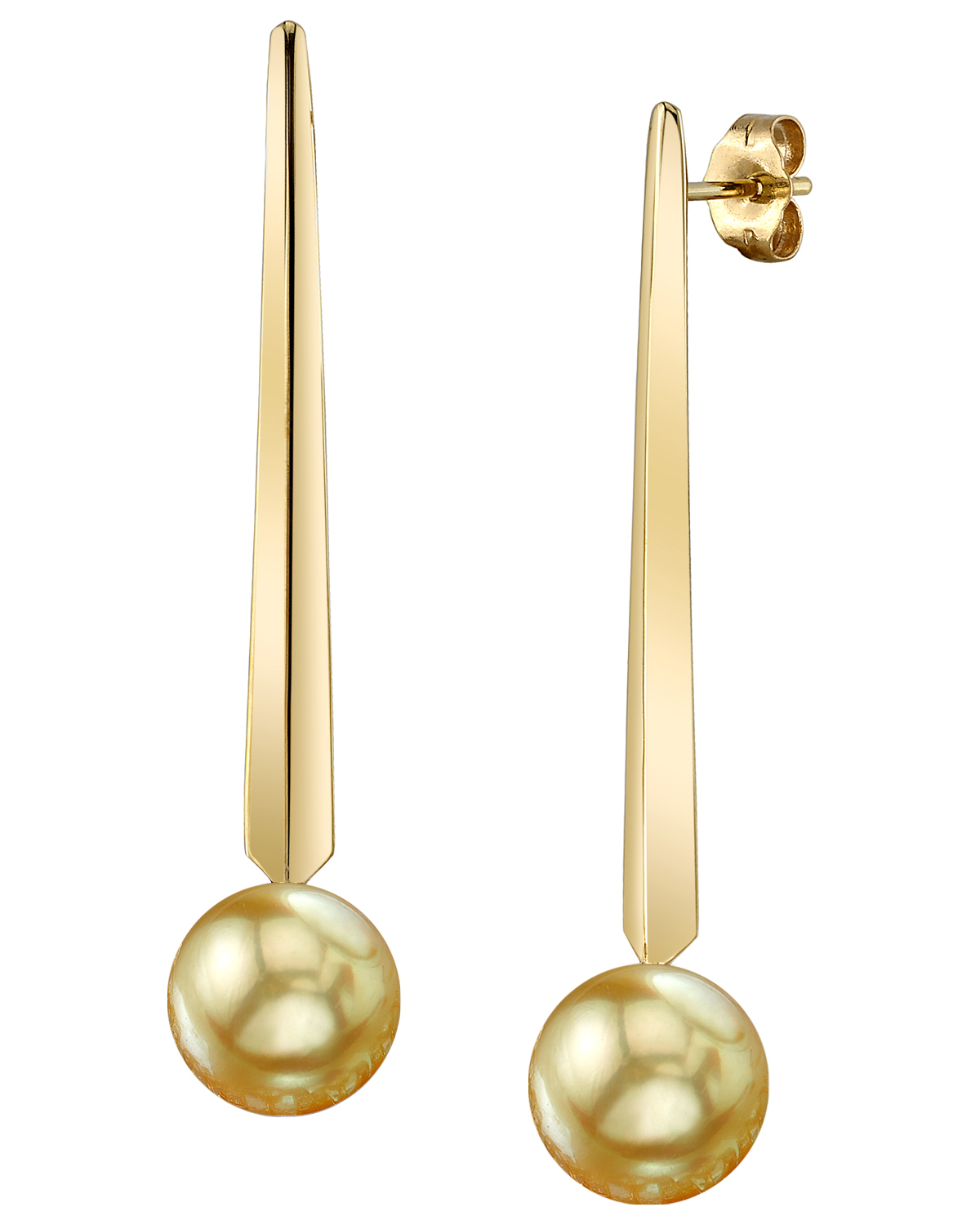 Golden South Sea Pearl Lina Earrings