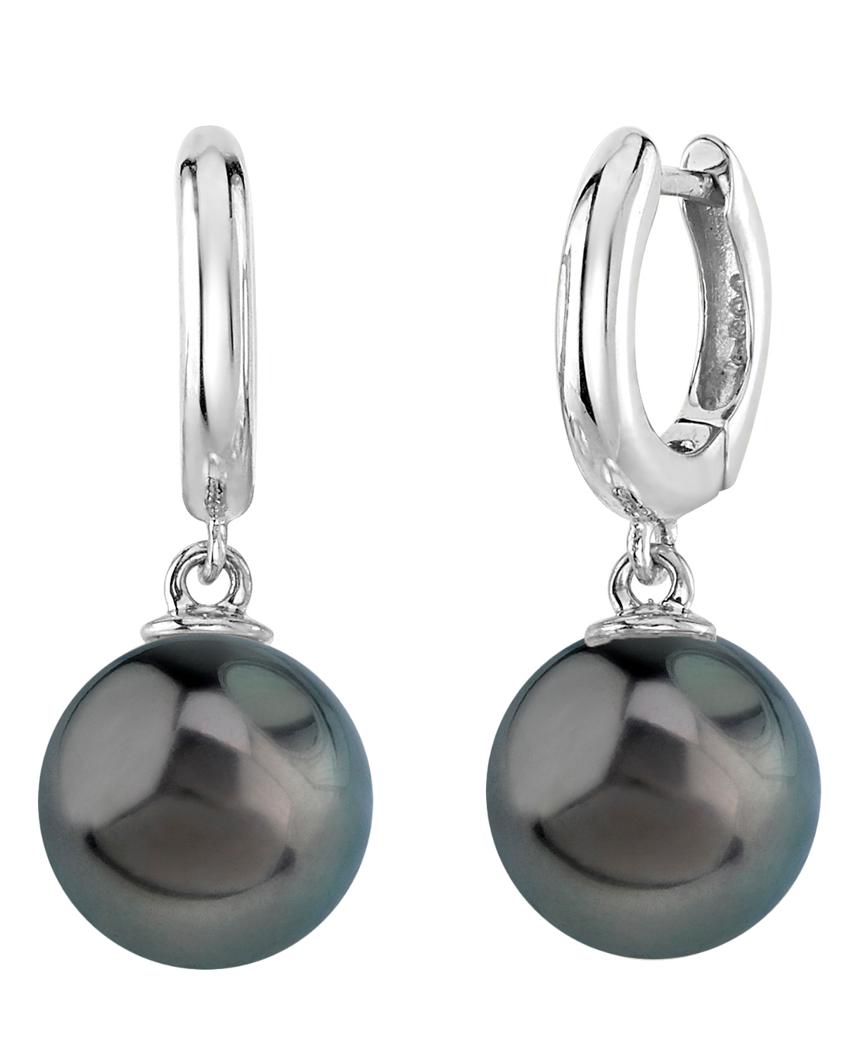 Tahitian South Sea Pearl Huggie Mary Earrings